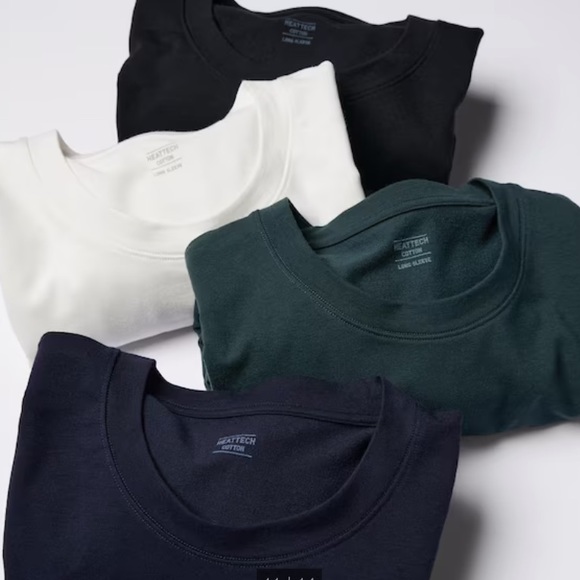 MEN’s Brand New in Packaging Uniqlo HEATTECH Extra Warm Crew Neck Long-Sleeve - Picture 3 of 10